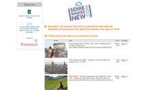 Desktop Screenshot of bookings.prosceniumtours.com